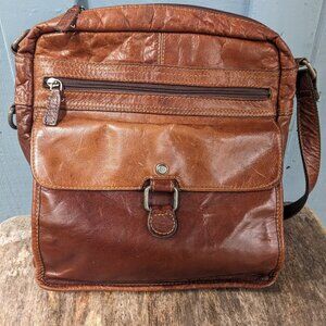 Jack George's leather crossbody/messenger bag